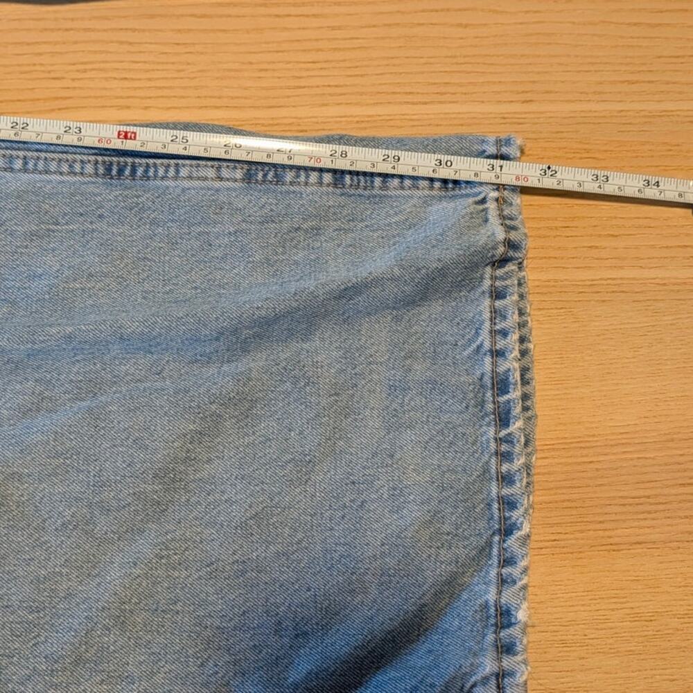 Zara Light Blue Wide Leg Flare Jeans - Picture 7 of 8